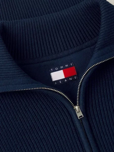 Свитер Tommy Jeans в полоску синий