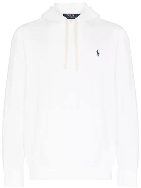 Флийс пуловер Polo Ralph Lauren бяло