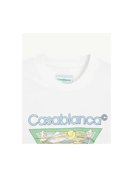 Tricou Casablanca tenis alb
