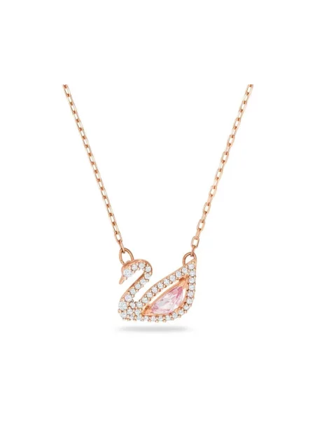 Naszyjnik Swarovski różowy