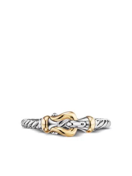 Prsten David Yurman s přezkou žlutý