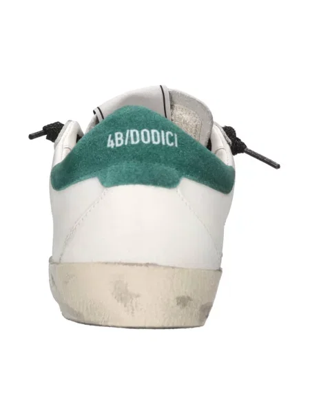Sneakersy 4b12 skórzane białe