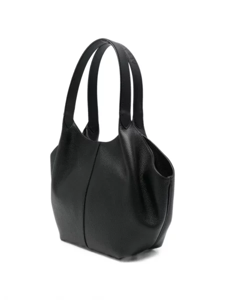 Geantă shopper Alexander Smith din piele negru