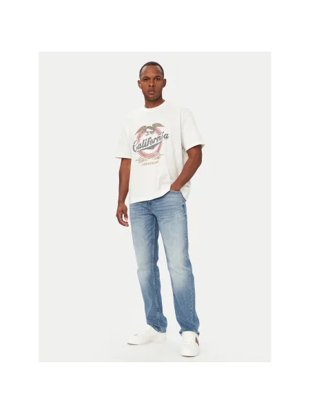 Guess Marškinėliai Classic Fit balta