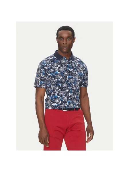 Hechter Paris Polo Σκούρο Regular Fit μπλε