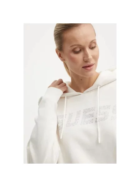 Bluza z kapturem Guess biała