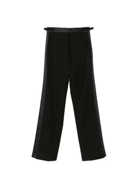 Pantaloni Wales Bonner din satin negru