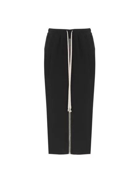 Spódnica midi Rick Owens do kolan czarna