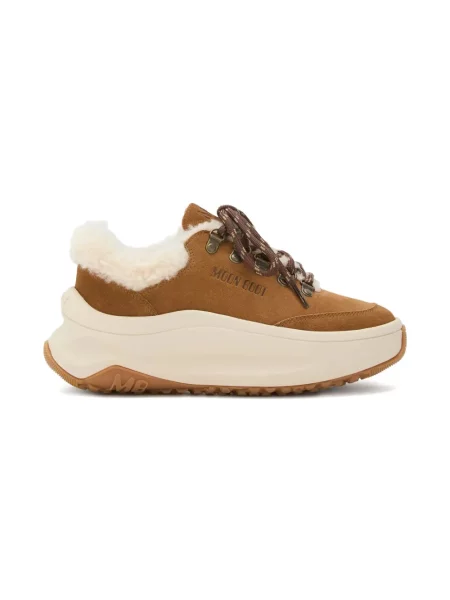 Sneakersy dziecięce Moon Boot brązowe