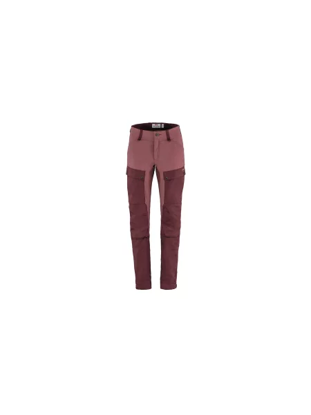 Fjällräven Keb Trousers W Port Mesa Kobiety Spodnie Fjällräven Burgundowy Size: 42
