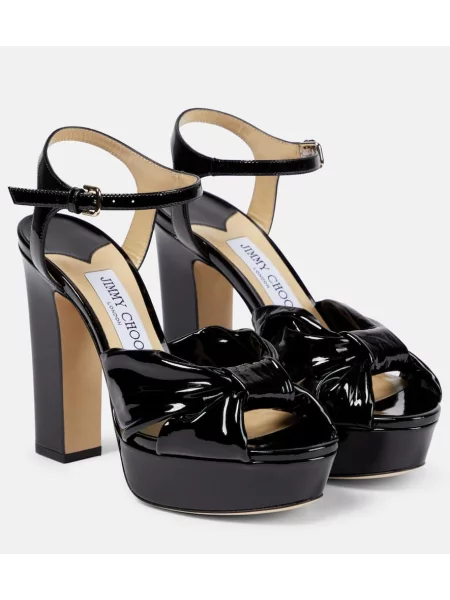 Sandale Jimmy Choo cu platformă negru