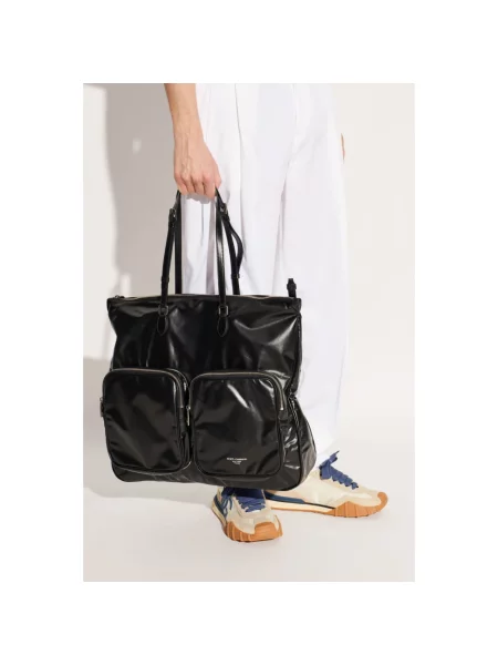 Torba Dolce And Gabbana skórzana czarna