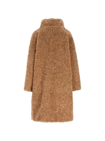 Haină din piele de oaie Herno din piele de oaie maro