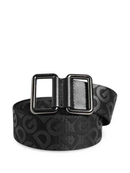 Cu centură curea Dolce & Gabbana din jacard negru