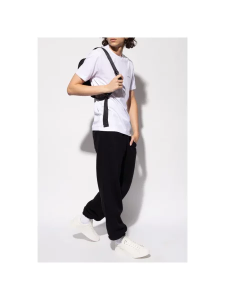 Koszulka Emporio Armani z logo biała