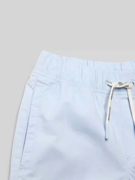 Szorty z elastycznym pasem Tommy Hilfiger błękitne