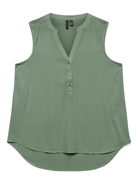 VERO MODA Bluză VMBELLA deschis verde