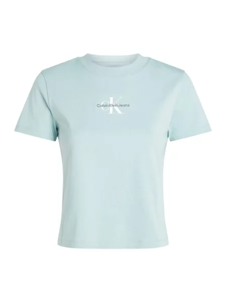 Calvin Klein Jeans T-Shirt Baby Tee niebieski