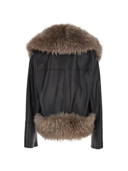 Geanta de piele Blancha negru