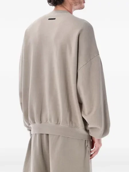 Hanorac Fear Of God Essentials cu imagine gri