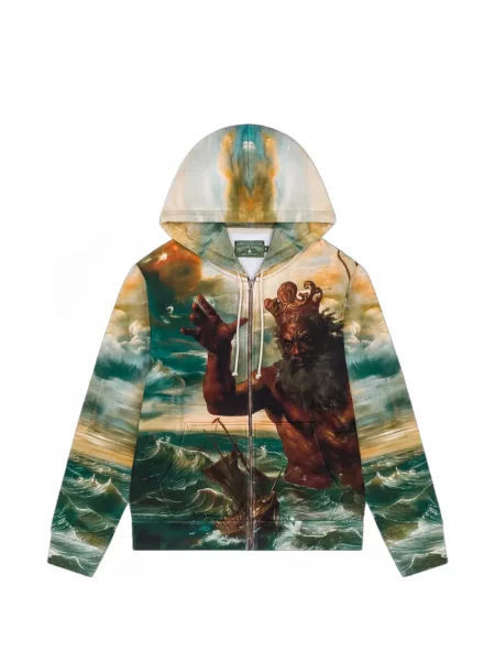 Hanorac cu glugă Denim Tears verde