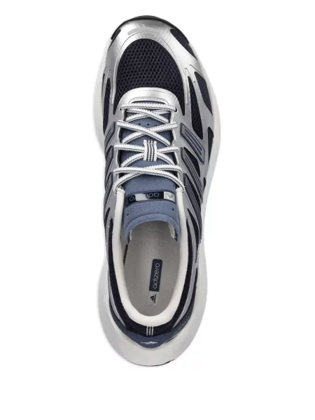 Ριγέ sneakers Adidas Adizero σουέντ μαύρο
