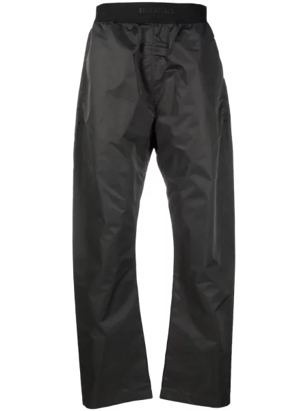 Pantaloni Fear Of God Essentials alergare cu autograf gri