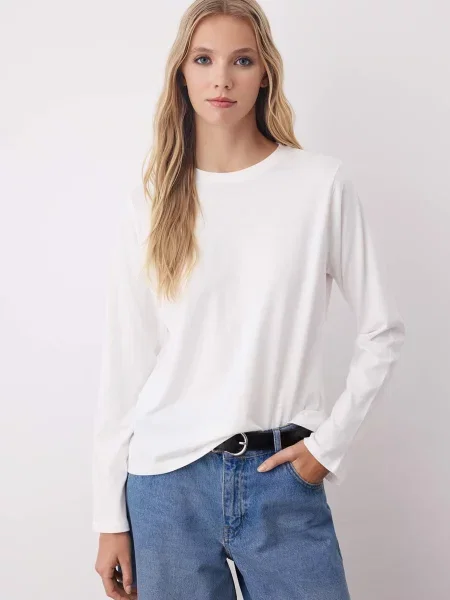 Trendyol Tricou maro / negru alb