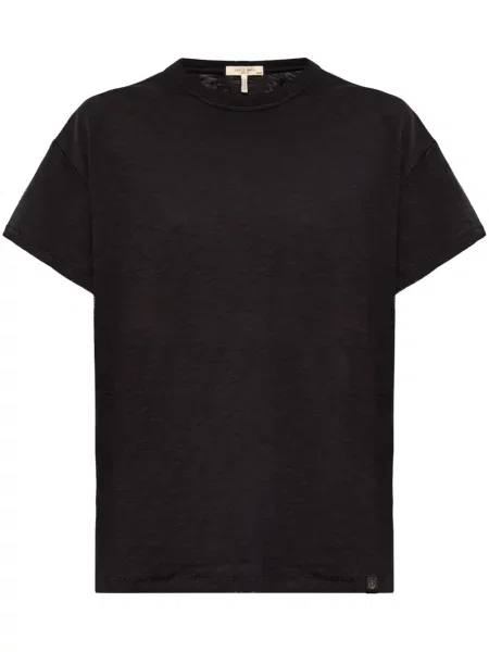 Tricou Rag & Bone cu decolteu rotund negru