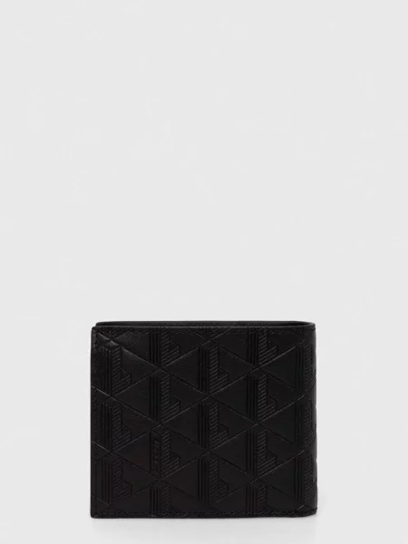 Lacoste portofel de piele barbati negru