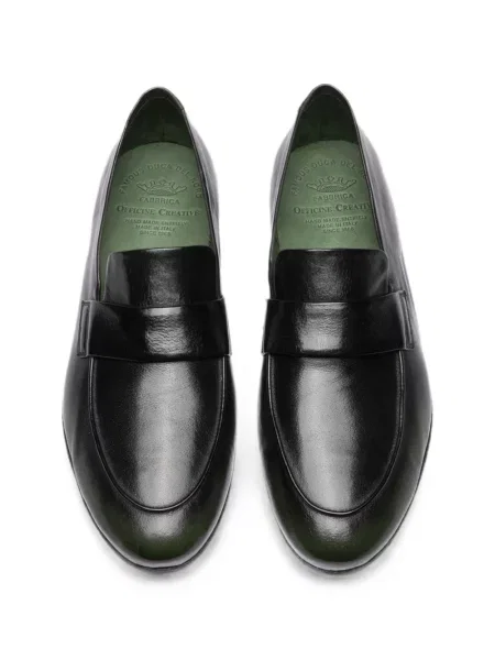 Pantofi loafer Officine Creative din piele negru
