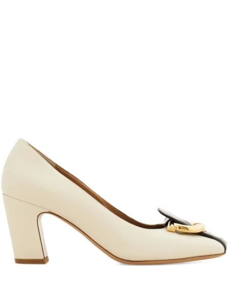 Pantofi cu toc Ferragamo alb