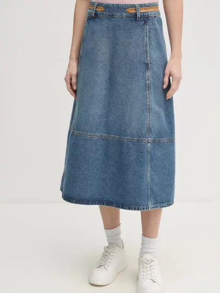 Tommy Hilfiger fustă din denim albastru