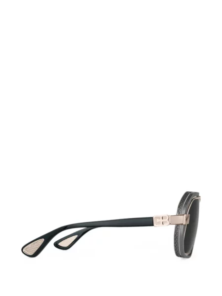 Ochelari de soare Bugatti cu imprimeu geometric gri