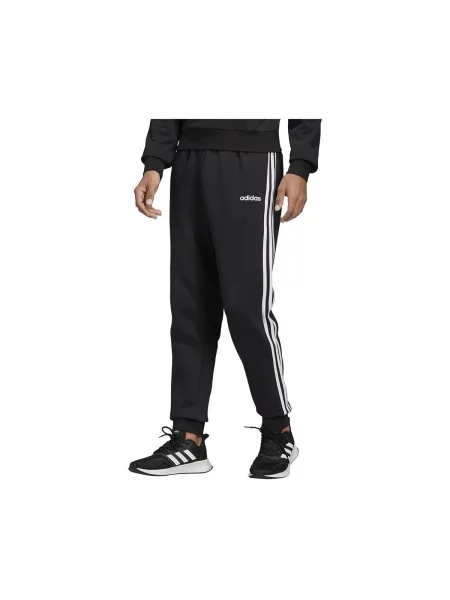 Prugaste hlače Adidas crna