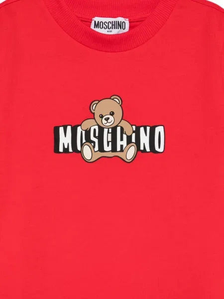 Koszulka dziecięca Moschino czerwona