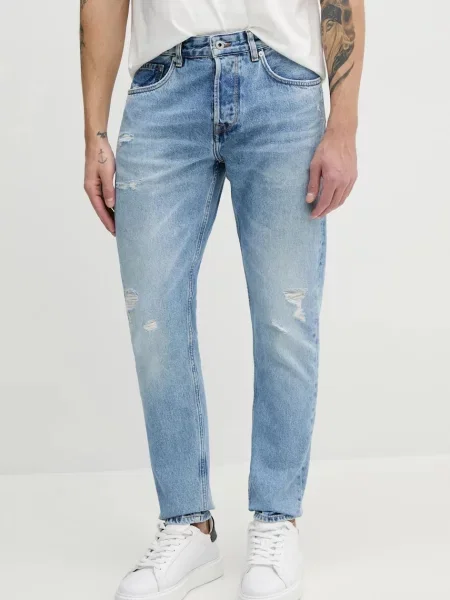Дънки Pepe Jeans TAPERED JEANS CALLEN синьо