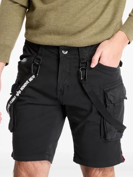 Pantaloni scurți cargo Alpha Industries negru