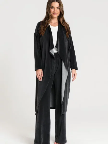 Szlafrok Lalupa czarny