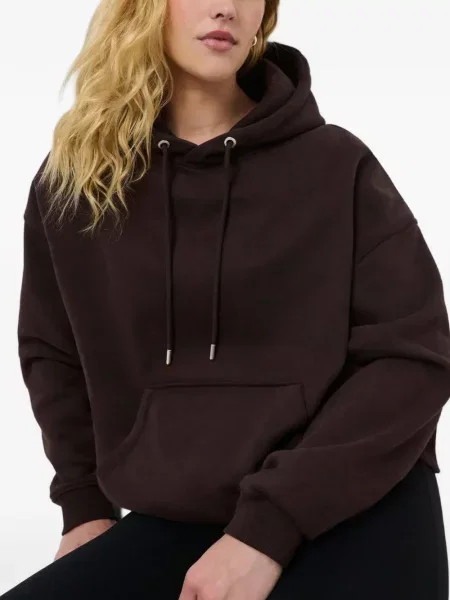 Mikina s kapucí Sweaty Betty hnědá