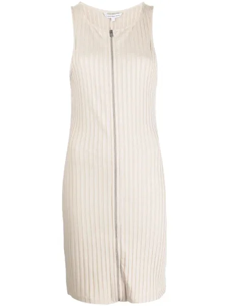 Rochie din denim Calvin Klein Jeans de costum