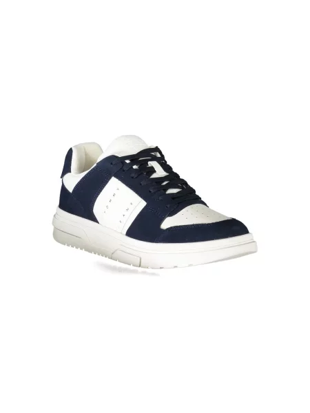 Sneakersy Tommy Jeans zamszowe casual niebieskie
