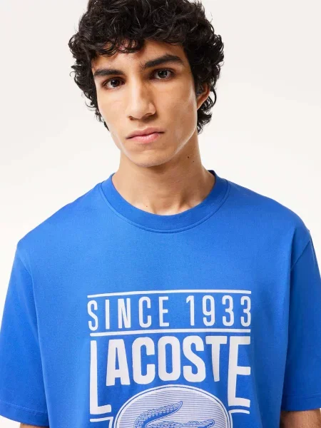Футболка Lacoste синій
