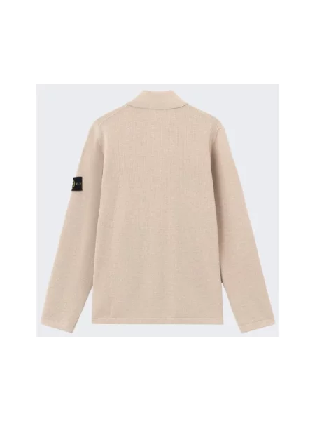Koszulka polo Stone Island z kamieniami beżowa