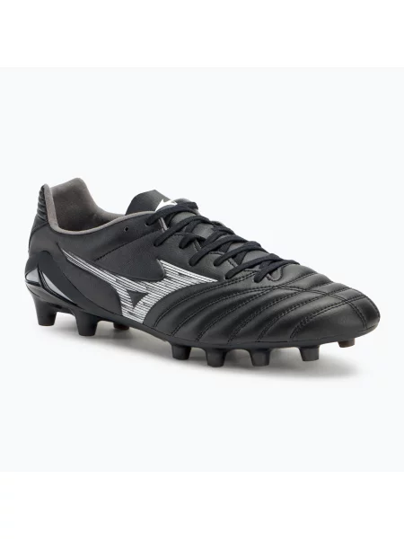 Încălțăminte de fotbal pentru bărbați Mizuno Monarcida Neo III Pro FG black/silver negru