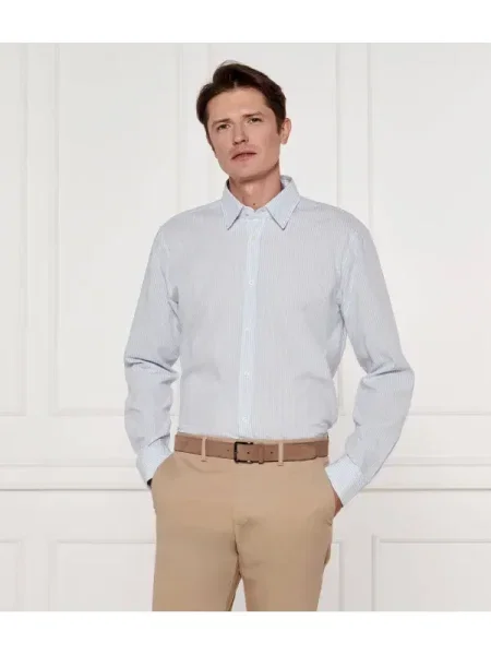 Joop! Jeans Cămașă Elias | cu adaos de in albastru