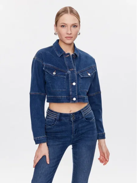 Morgan Geacă de blugi albastru