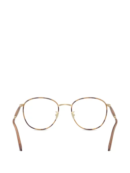 Ochelari de soare rotunzi Giorgio Armani auriu