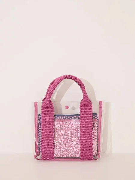 Комплект козметични чанти women'secret 3 броя лилаво розово