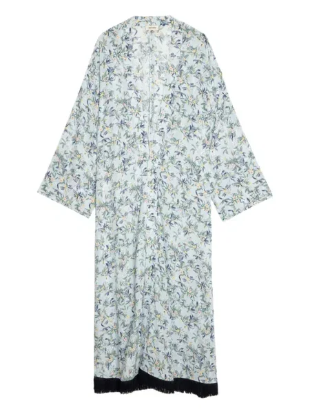 Palton Zadig&voltaire de mătase albastru